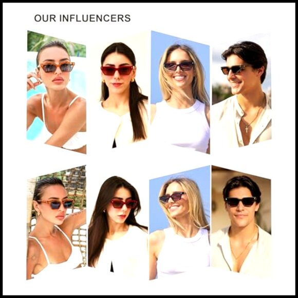 Trendy Polarized Sunglasses Cat Eye Retro Vintage 90s Narrow Frame main image 7